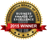 2015 Mississauga Board of Trade Award winner logo for Business awards of excellence.