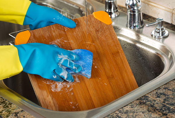 best way to disinfect kitchen sink
